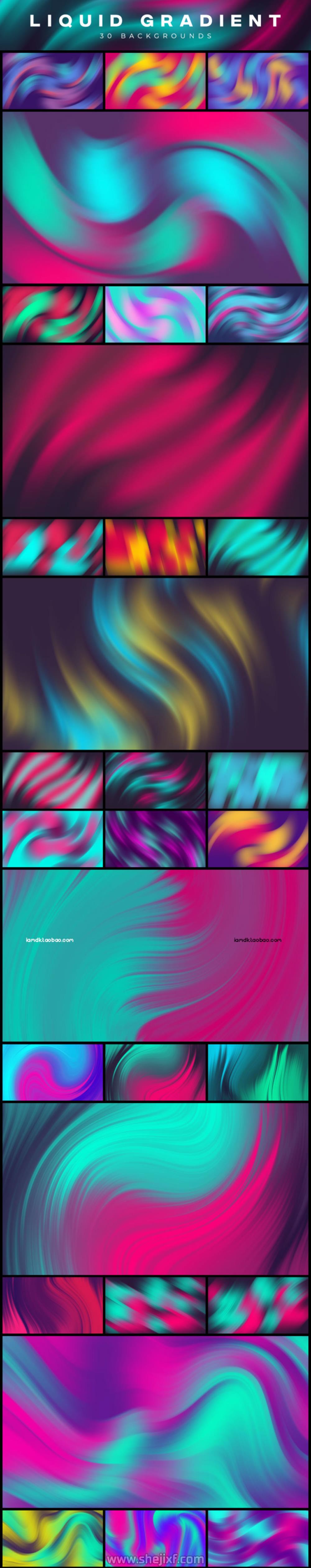 AE脚本 300组循环背景抽象科技感HUD渐变点线粒子视频动画预设 iBG | 300+ Loop Backgrounds插图8