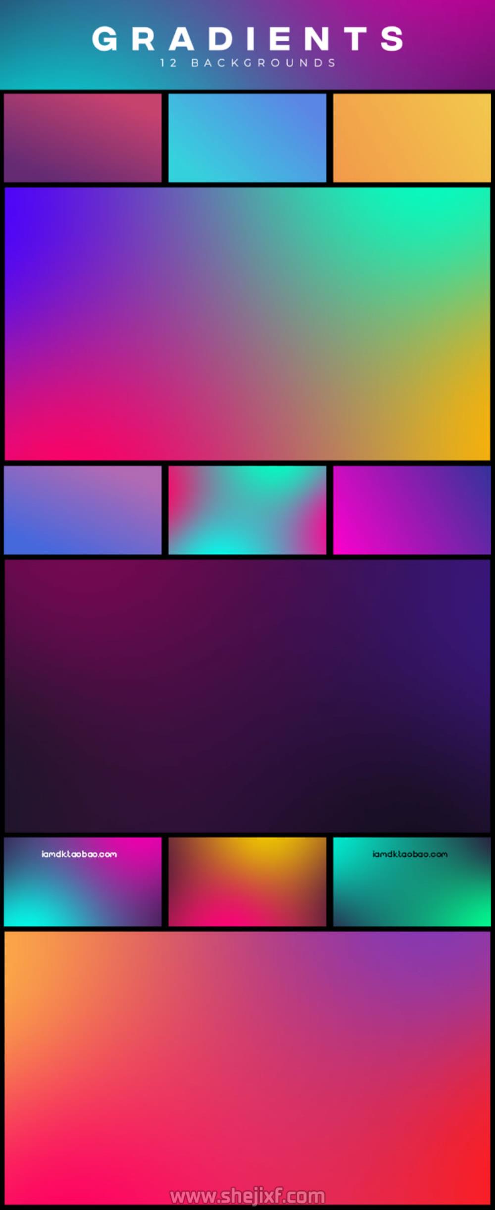 AE脚本 300组循环背景抽象科技感HUD渐变点线粒子视频动画预设 iBG | 300+ Loop Backgrounds插图13