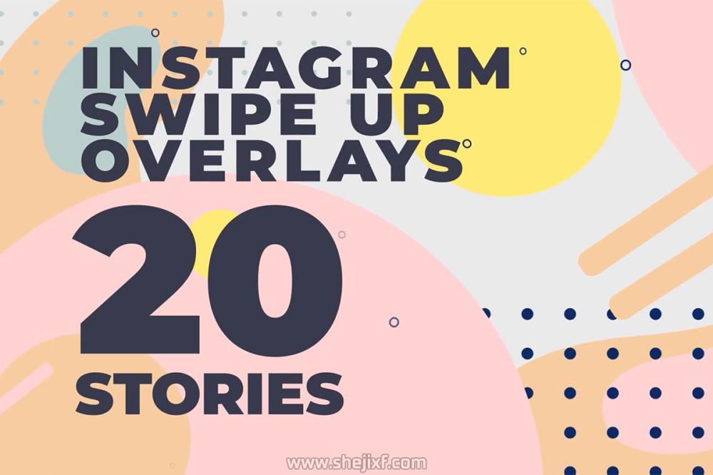 20款优雅品牌推广新媒体视频海报设计AE模板 Instagram Swipe Up Stories插图