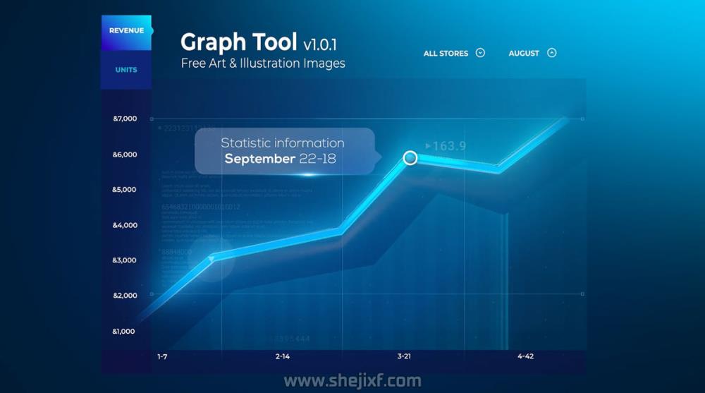 炫酷企业销售计划数据表信息图表设计AE视频模板素材 Graph Tool Infographics Сharts Bundle插图3