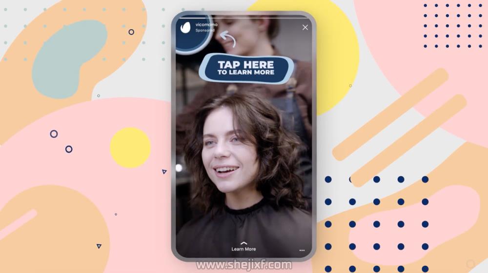 20款优雅品牌推广新媒体视频海报设计AE模板 Instagram Swipe Up Stories插图5