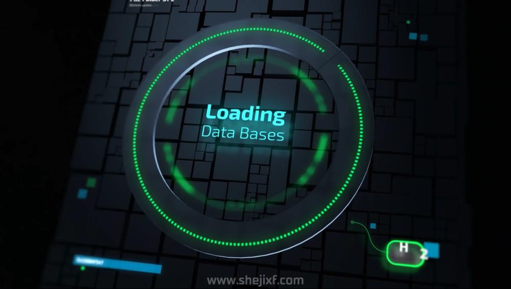 现代高科技智能VR互联网大数据预告片设计AE模板素材 Videohive  Cyber Technology Trailer插图