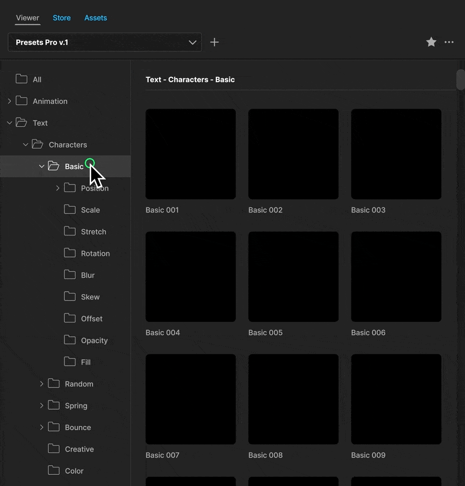 AE脚本 2000组图层运动出入文字标题字幕缓入缓出动画预设 Presets Pro插图