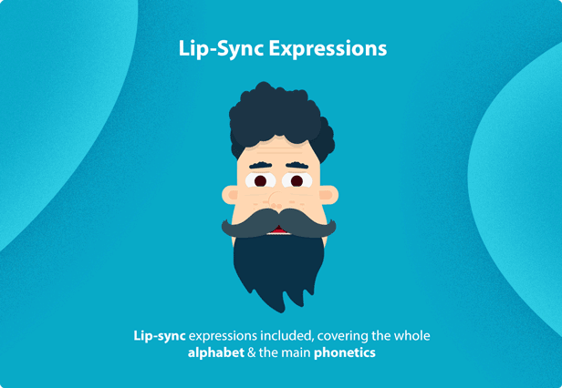 AE模板-卡通人物角色绑定口型动作MG动画工具包V2 Videohive  Character Animation Explainer Toolkit V2插图11