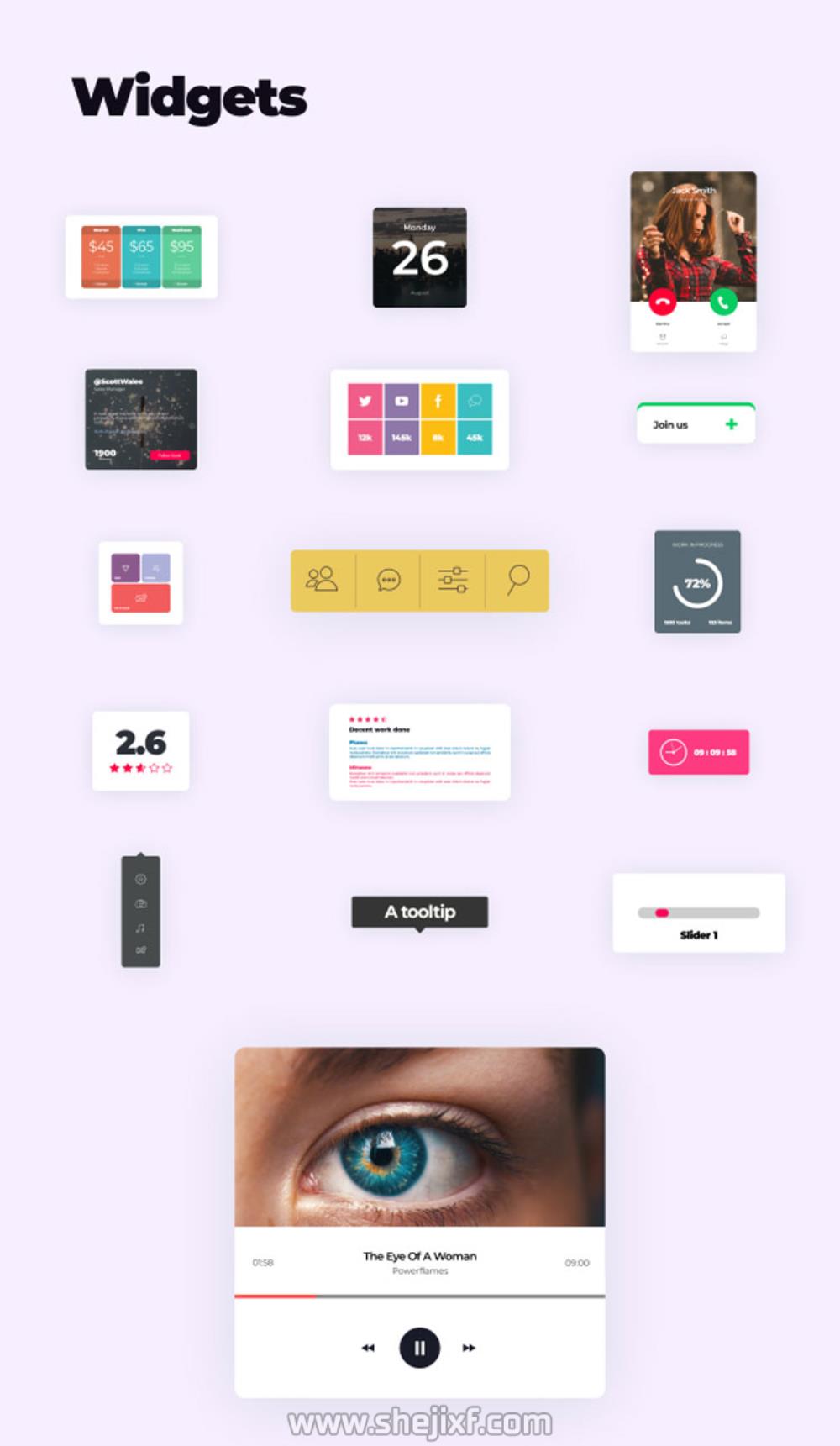 4300多款社交新媒体海报标题图标背景元素动画视频模板素材 Motion Graphics Pack插图16