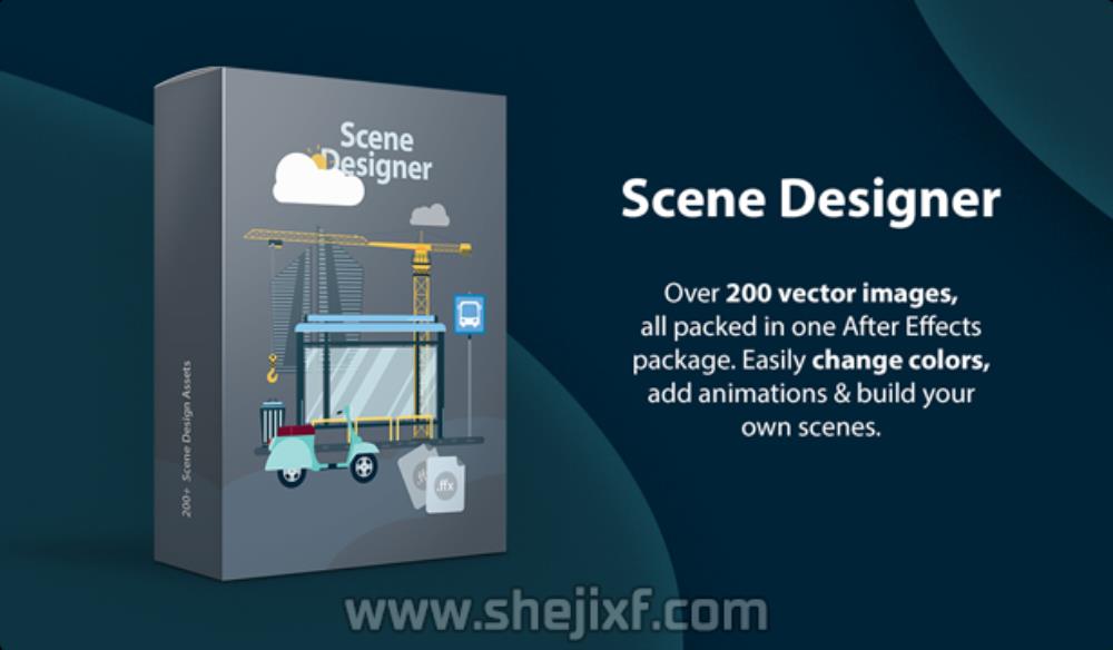 AE模板-卡通人物角色绑定口型动作MG动画工具包V2 Videohive  Character Animation Explainer Toolkit V2插图14