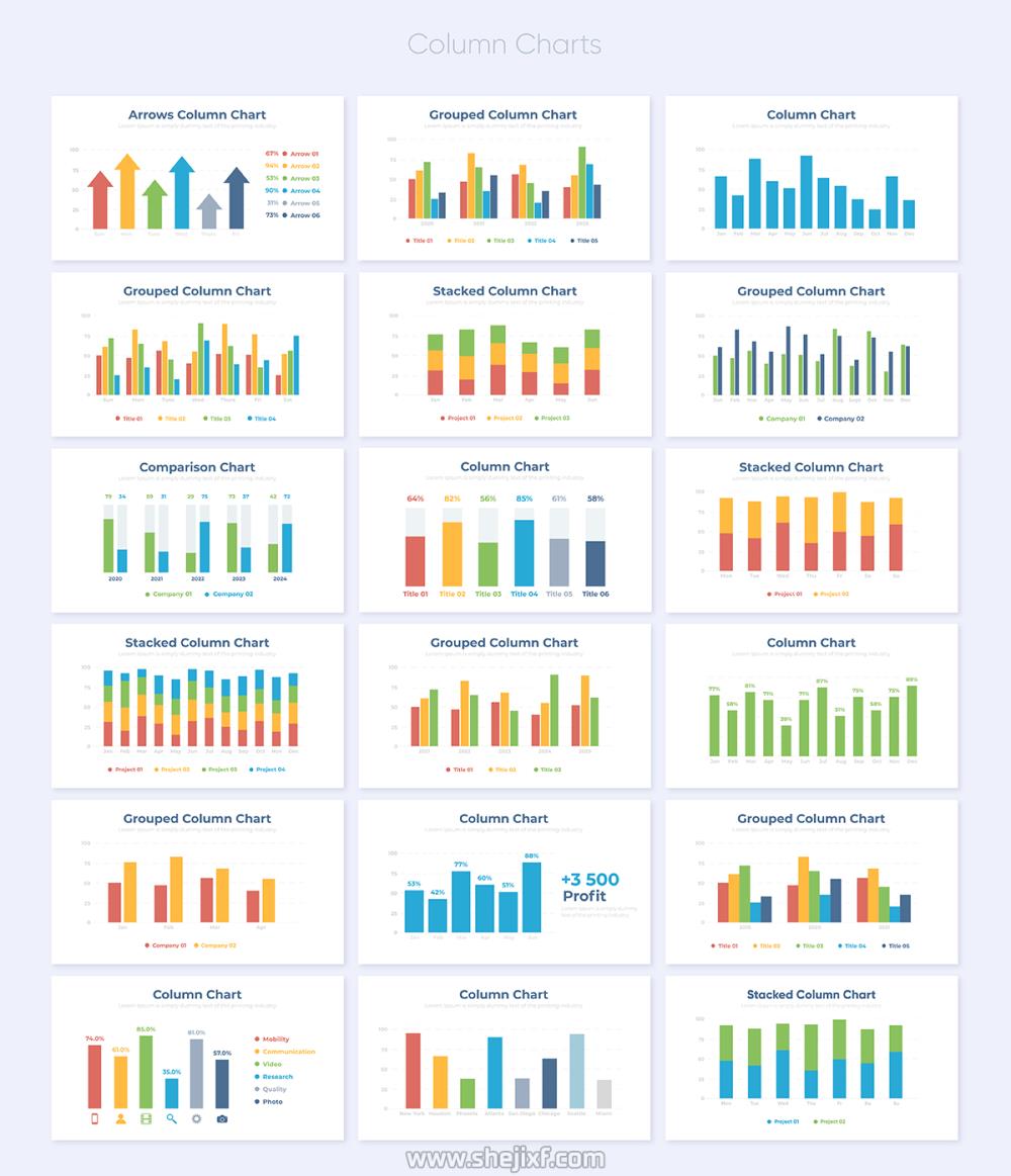1200多个幻灯片信息图表设计AE动画模板 Videohive  Infopix  Infographics Pack插图