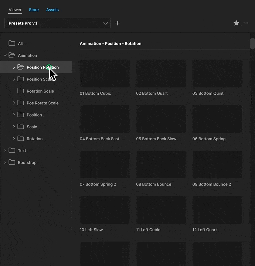 AE脚本 2000组图层运动出入文字标题字幕缓入缓出动画预设 Presets Pro插图1