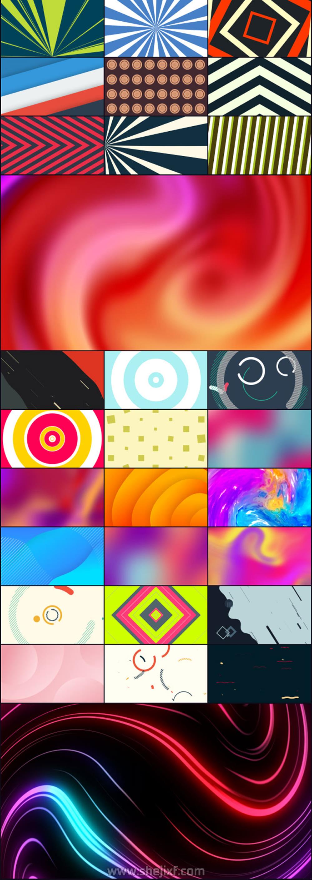 4300多款社交新媒体海报标题图标背景元素动画视频模板素材 Motion Graphics Pack插图31