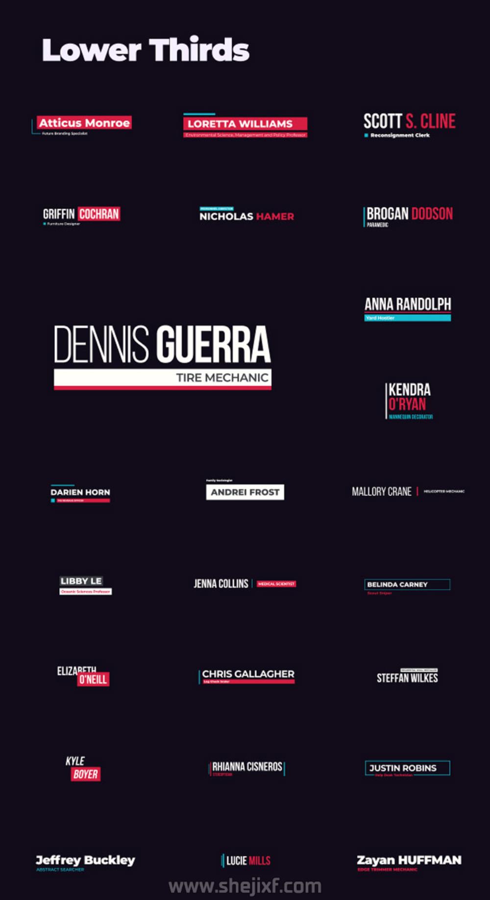 4300多款社交新媒体海报标题图标背景元素动画视频模板素材 Motion Graphics Pack插图32