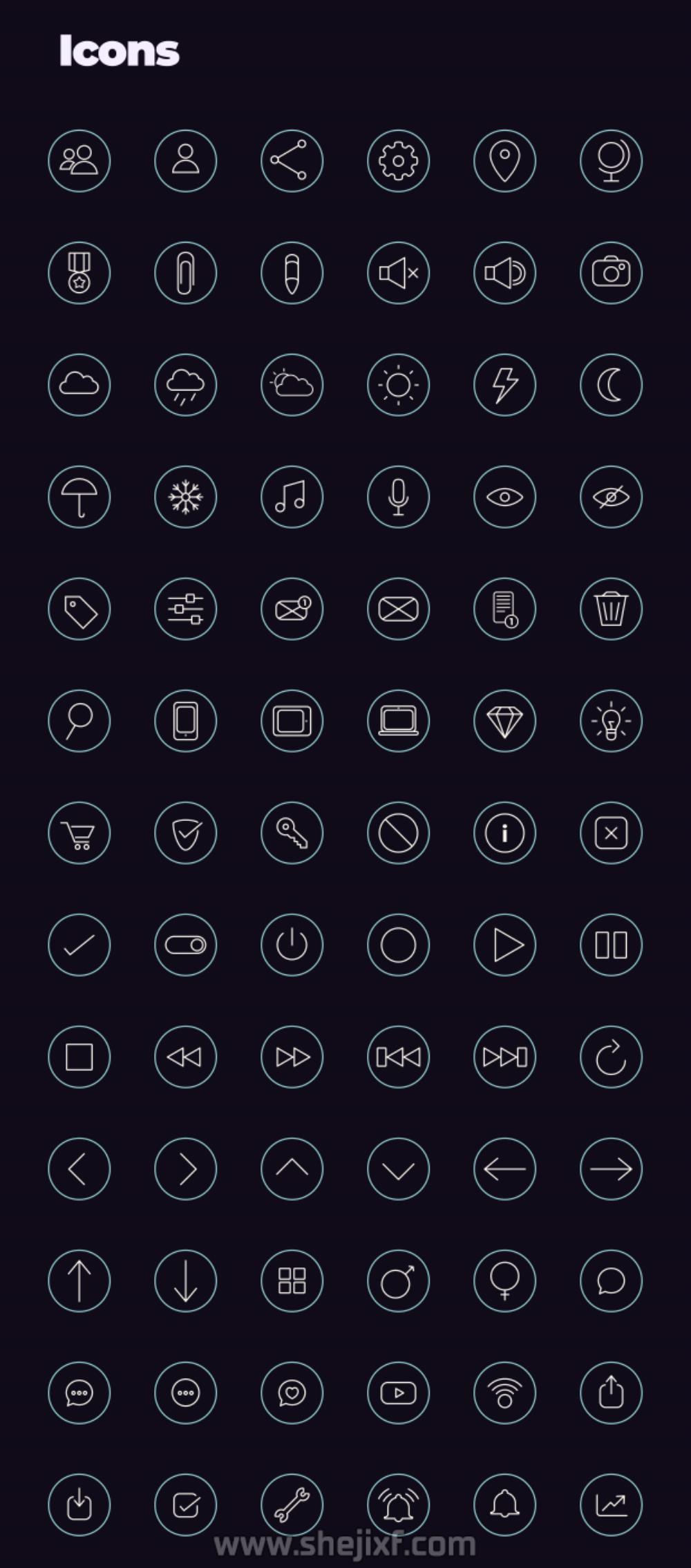 4300多款社交新媒体海报标题图标背景元素动画视频模板素材 Motion Graphics Pack插图40