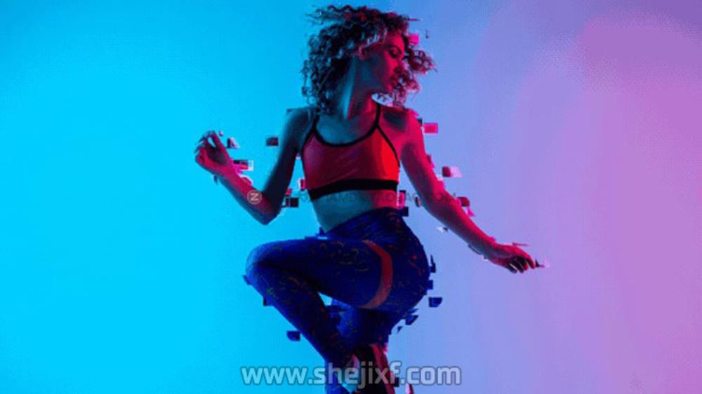 AE+PR脚本 图片边缘烟雾粒子飘散信号损坏能量像素拖尾特效预设V7 Photo Effects Animator V7插图25