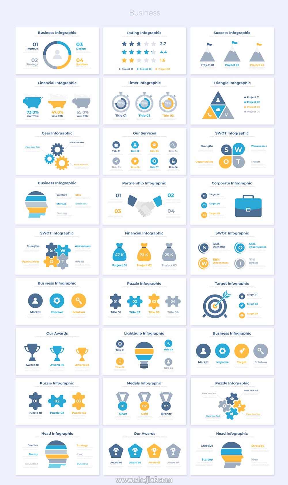 1200多个幻灯片信息图表设计AE动画模板 Videohive  Infopix  Infographics Pack插图15