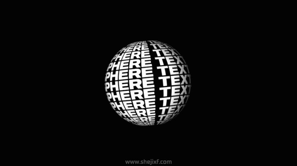 潮流动力学标题徽标Logo设计动态展示AE视频模板素材 Collab Studio – Kinetic Type I插图2