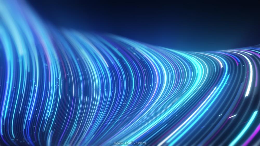 未来科技动态唯美粒子Ai智能线条光束生长文字标题动画AE模板 Ai Power插图8