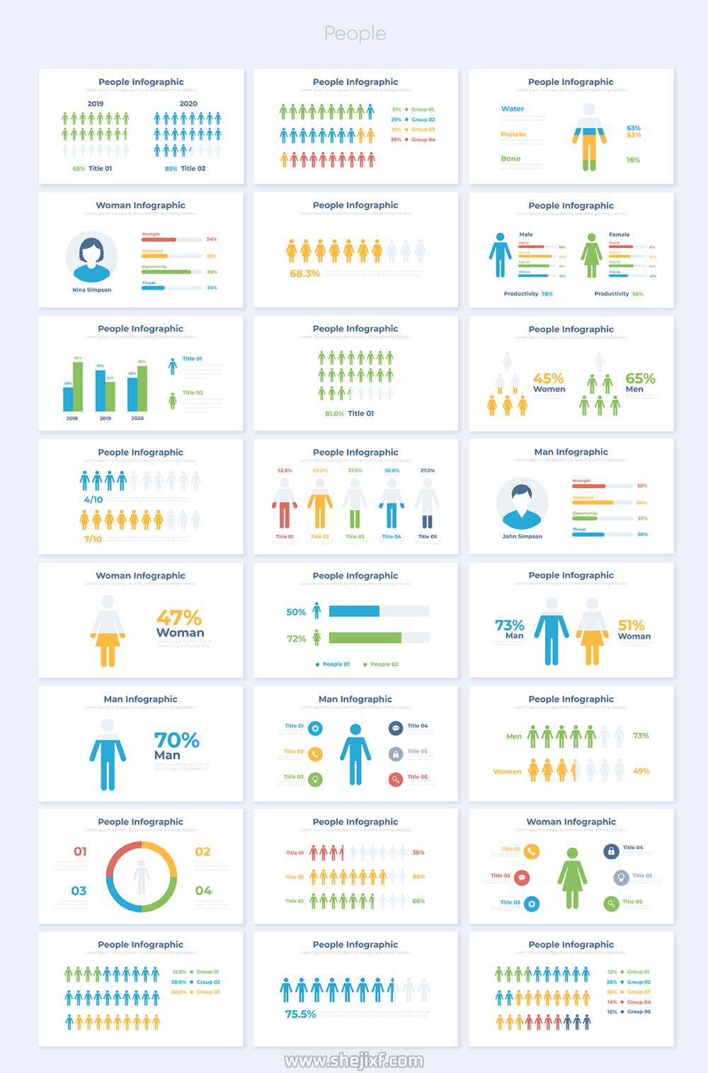 1200多个幻灯片信息图表设计AE动画模板 Videohive  Infopix  Infographics Pack插图18