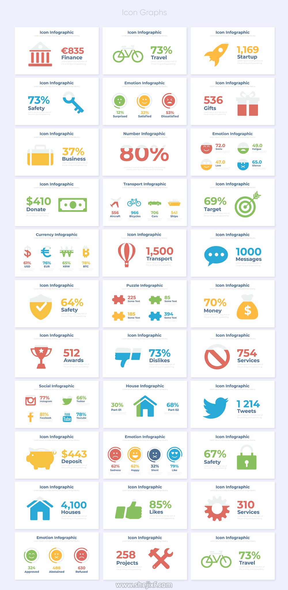 1200多个幻灯片信息图表设计AE动画模板 Videohive  Infopix  Infographics Pack插图20