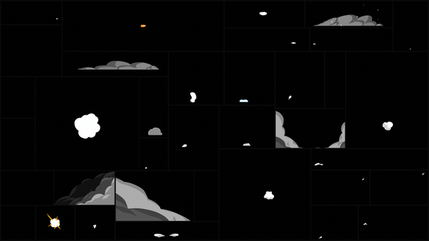 AE脚本 1650组卡通动漫文字标题字幕能量火焰闪电流体特效MG动画 Videohive  FX MONSTER  Premium Pack [1650+ 2D FX Elements]插图38