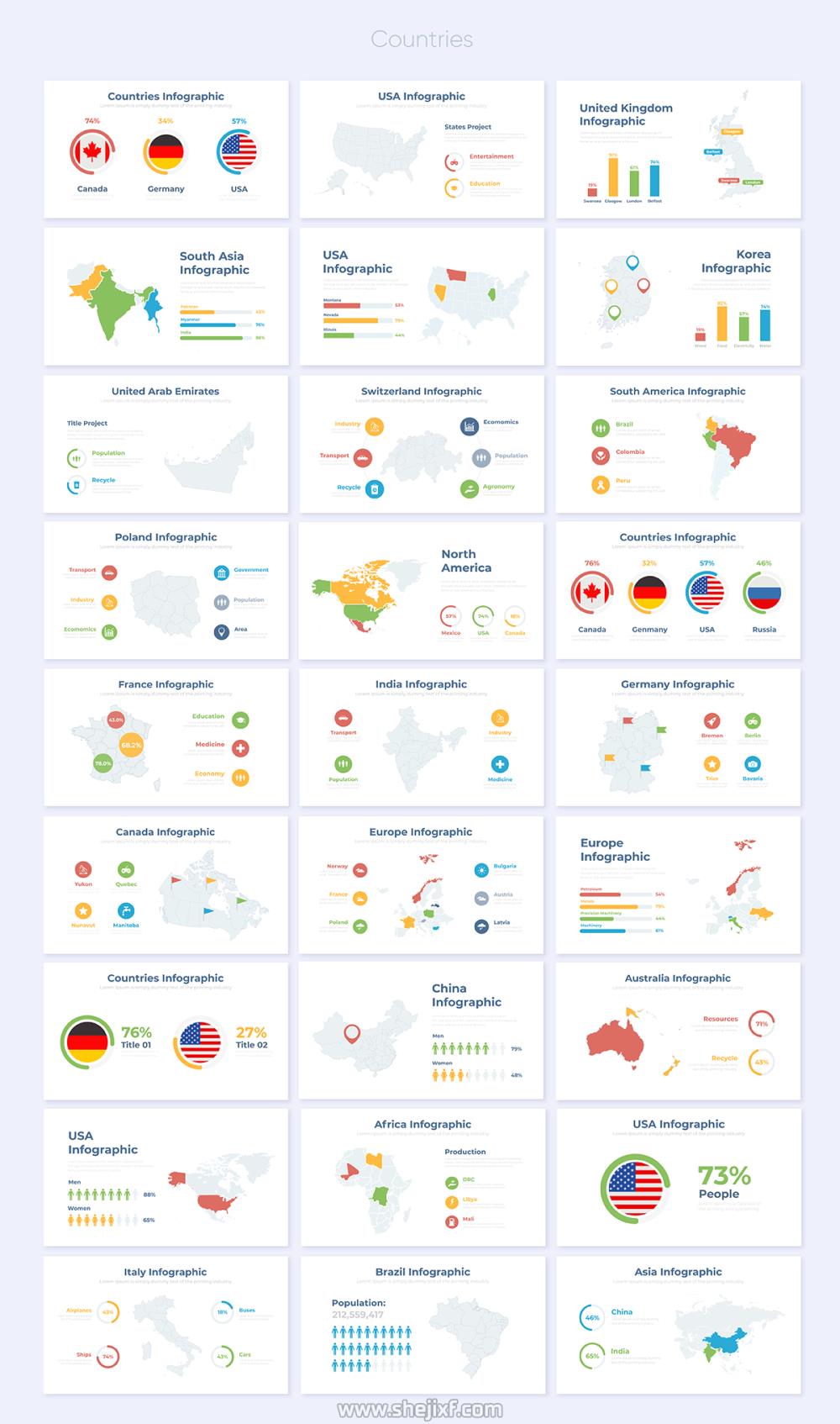 1200多个幻灯片信息图表设计AE动画模板 Videohive  Infopix  Infographics Pack插图22