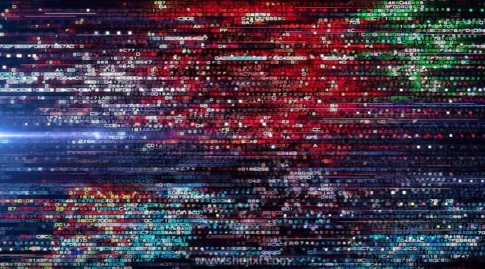 科幻未来派黑客代码故障视频转场AE视频模板素材 Digital Transitions and Short Intro插图6