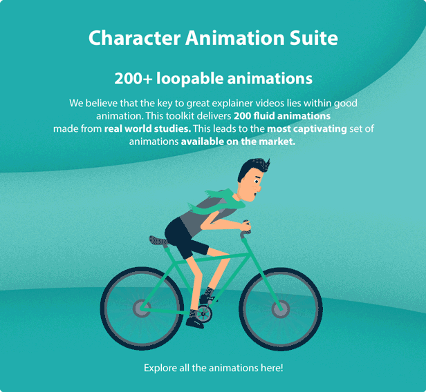 AE模板-卡通人物角色绑定口型动作MG动画工具包V2 Videohive  Character Animation Explainer Toolkit V2插图5