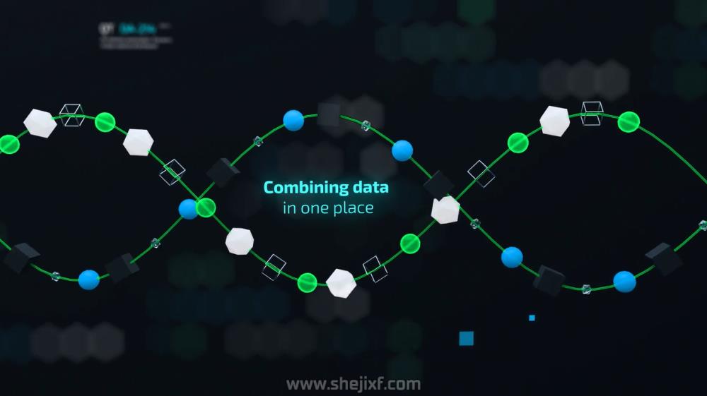 现代高科技智能VR互联网大数据预告片设计AE模板素材 Videohive  Cyber Technology Trailer插图7