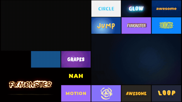 AE脚本 1650组卡通动漫文字标题字幕能量火焰闪电流体特效MG动画 Videohive  FX MONSTER  Premium Pack [1650+ 2D FX Elements]插图8