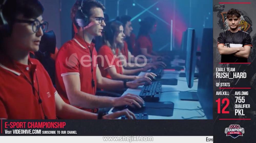 电子竞技视频介绍设计AE模板素材 Esport Broadcast package插图3
