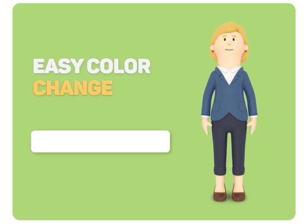 AE脚本-三维卡通人物角色场景图标建筑标题介绍MG动画工具包V2.2 3D Characters Explainer Toolkit插图7