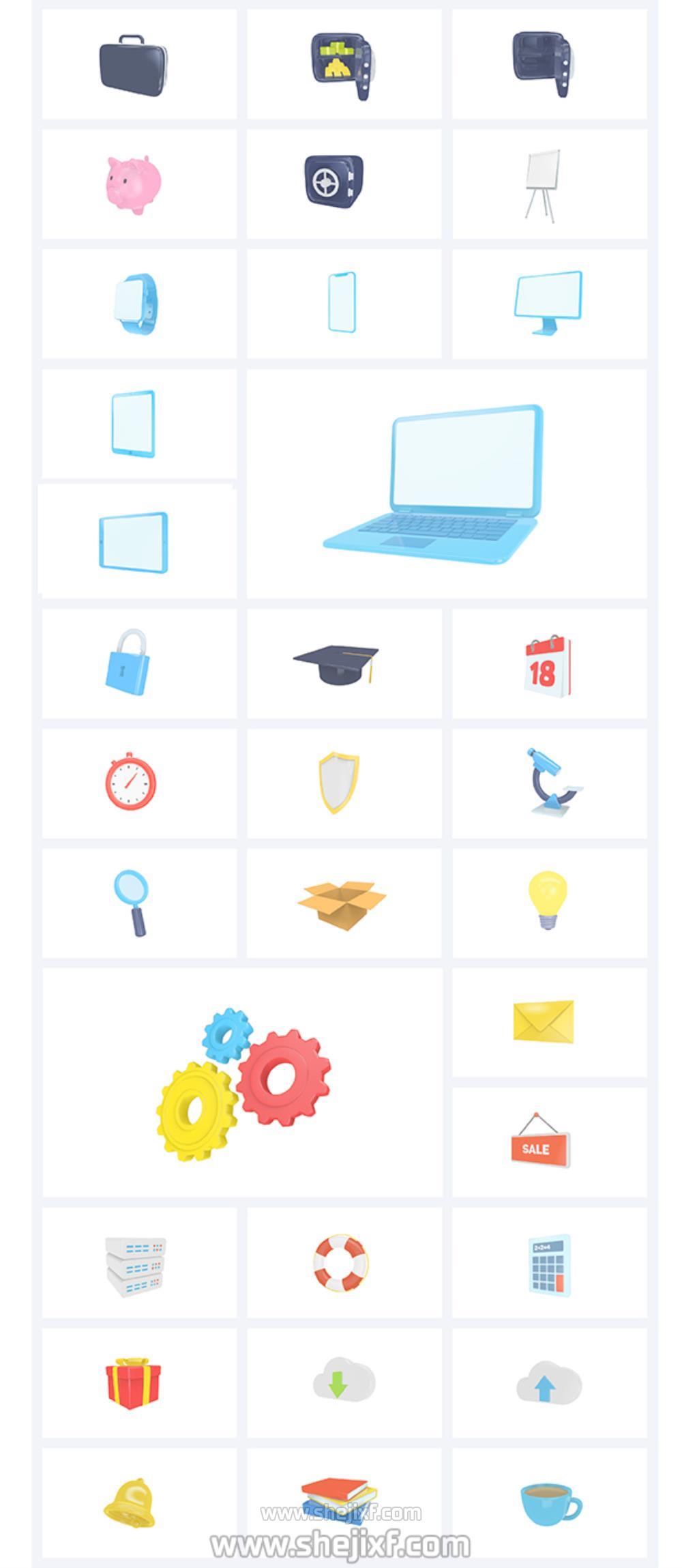 AE脚本-三维卡通人物角色场景图标建筑标题介绍MG动画工具包V2.2 3D Characters Explainer Toolkit插图22